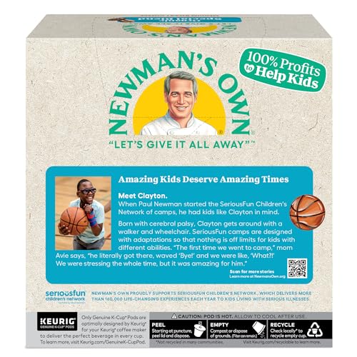 Newman's Own Organics Special Blend Keurig Single-Serve K-Cup Pods, Medium Roast Coffee, 96 Count