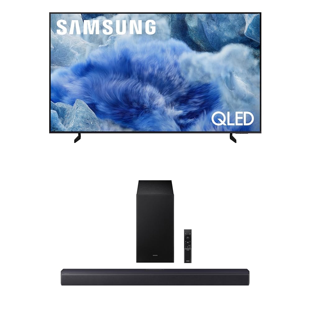 Samsung 32-Inch Class QLED Q8F 4K UHD Smart TV (2025 Model) Q4 AI Processor, 100% Color Volume with Quantum Dot, AirSlim Design, Endless Free Content, Samsung Vision AI, Alexa Built-in