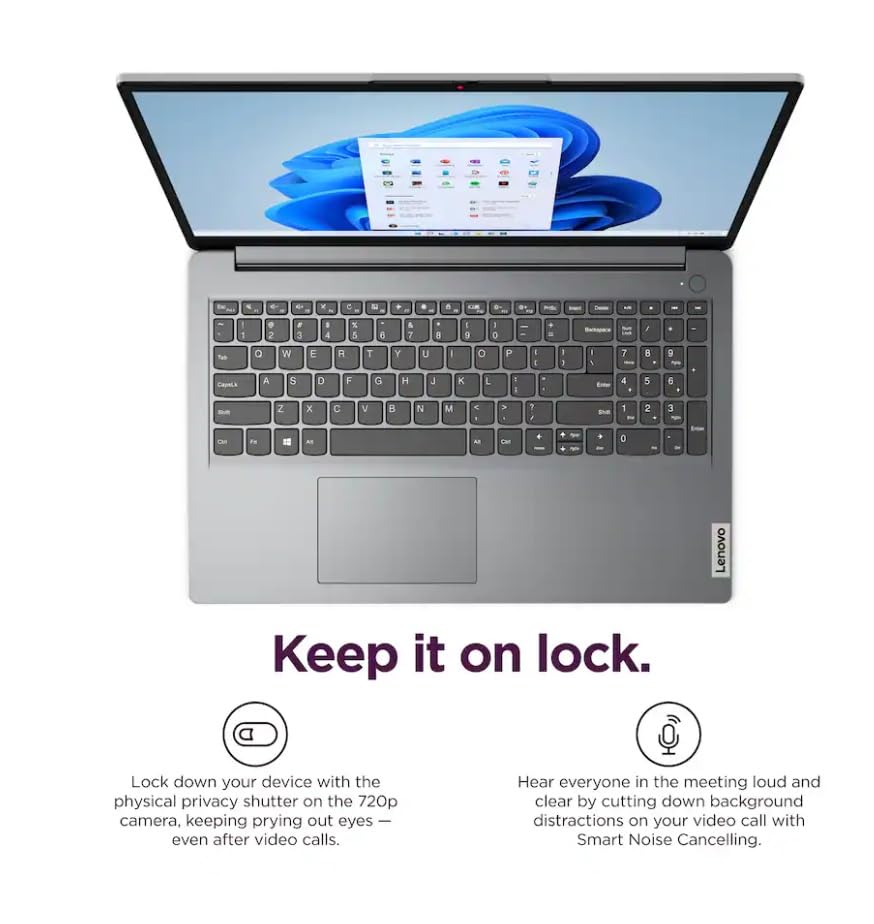 Lenovo IdeaPad 3i Chromebook, 15.6” FHD Display, Intel Celeron N4500, 8GB RAM, 64GB eMMC, 1920x1080 px, 720p Camera, Chrome OS, Abyss Blue