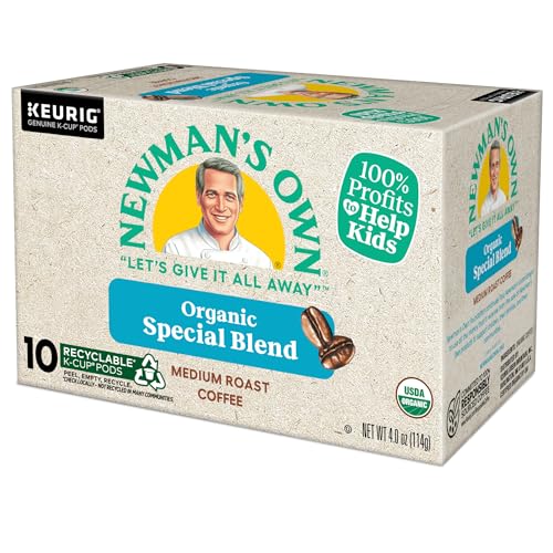 Newman's Own Organics Special Blend Keurig Single-Serve K-Cup Pods, Medium Roast Coffee, 96 Count