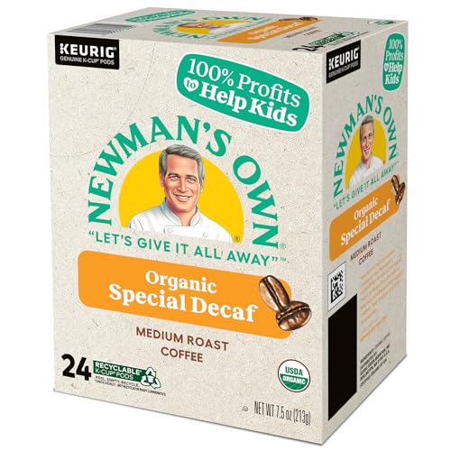 Newman's Own Organics Special Blend Keurig Single-Serve K-Cup Pods, Medium Roast Coffee, 96 Count