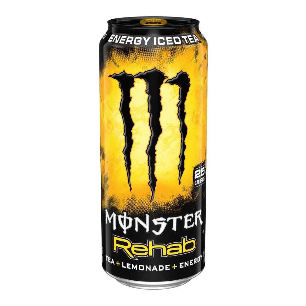 Monster Energy, Lo-Carb Monster, Low Carb Energy Drink, 16 Ounce | Pack of 15