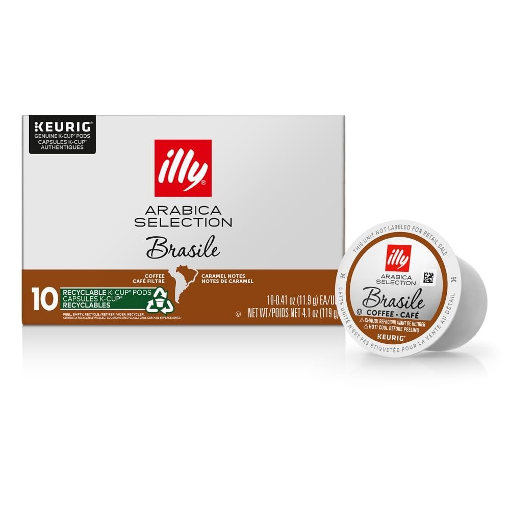 Illy Coffee K Cups - Pods For Keurig Machines – Classico Roast - Caramel, Orange Blossom & Jasmine - Mild, Flavorful & Balanced Flavor - No Preservatives – 32 Count