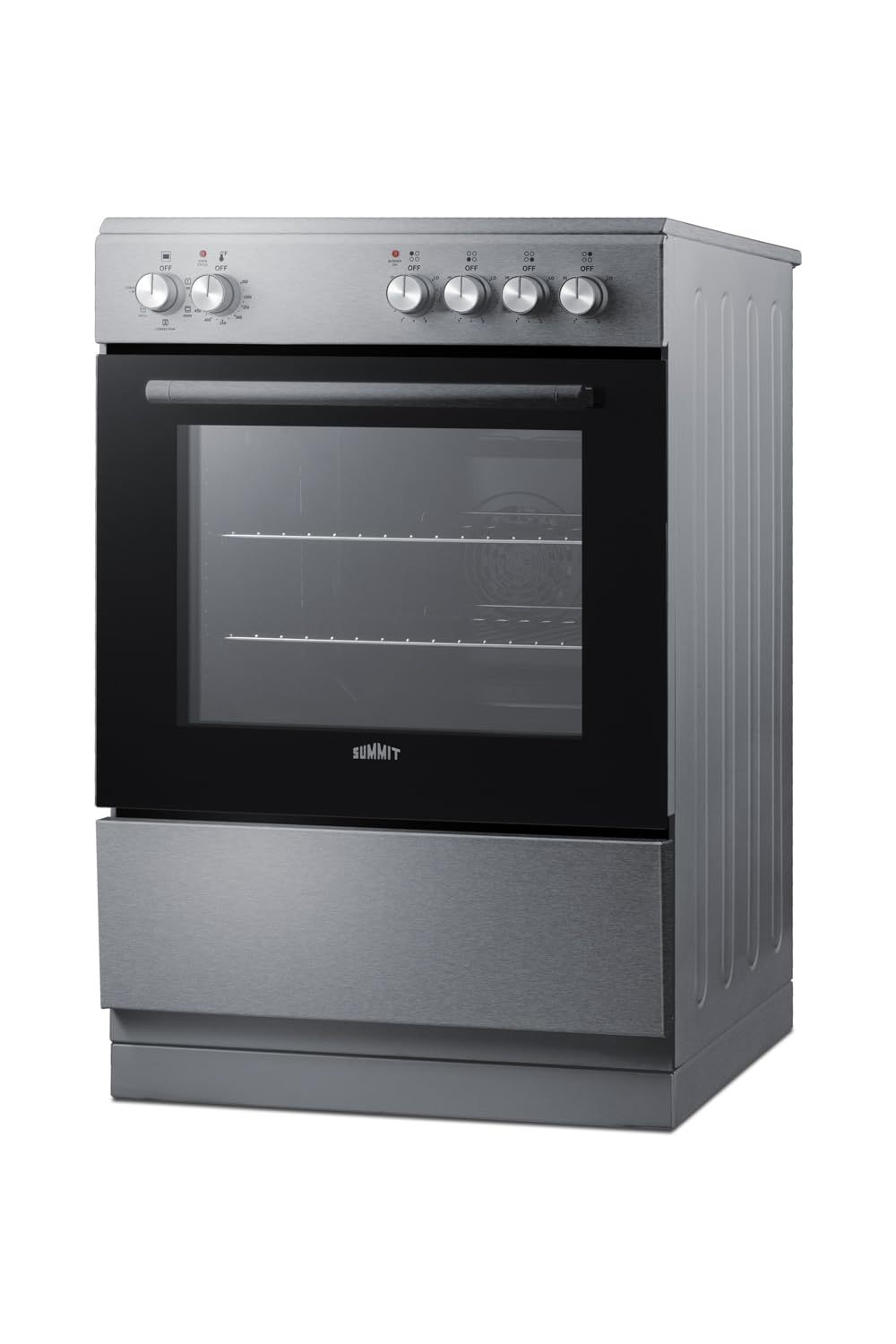 Summit 24” Electric Smooth Top Range, Large 2.44 cu.ft. oven. ADA Compliant, White- REXT24W