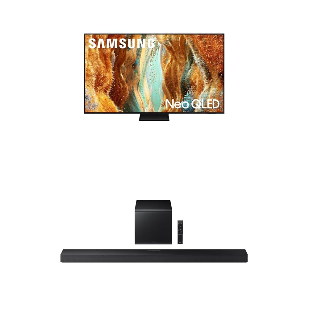 Samsung 85-Inch Class Neo QLED QN70F 4K Mini LED Smart TV (2025 Model) NQ4 AI Gen2 Processor, Quantum Matrix Technology Slim, Motion Xcelerator 144Hz, Samsung Vision AI, Alexa Built-in
