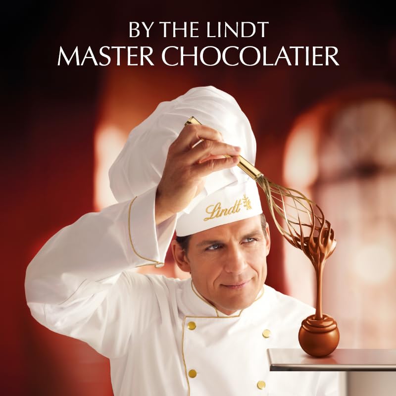 Lindt LINDOR Dark Chocolate Candy Truffles, Dark Chocolate with Smooth, Melting Truffle Center, 25.4 oz., 60 Count