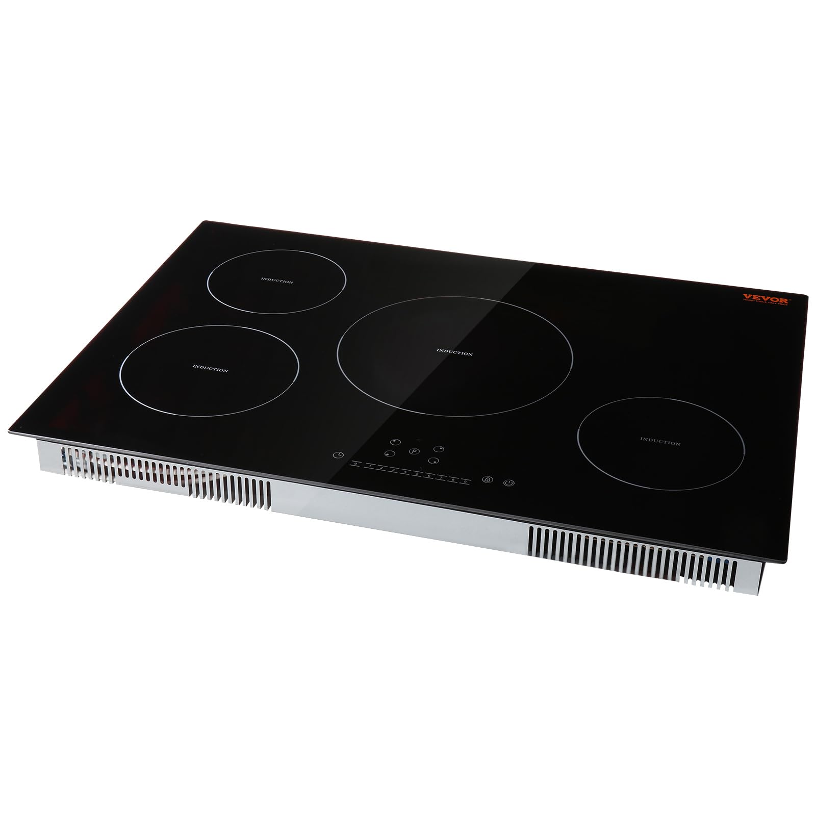VEVOR Built-in Induction Electric Stove Top 30 Inch,5 Burners Electric Cooktop,9 Power Levels & Sensor Touch Control,Easy to Clean Ceramic Glass Surface,Child Safety Lock,240V