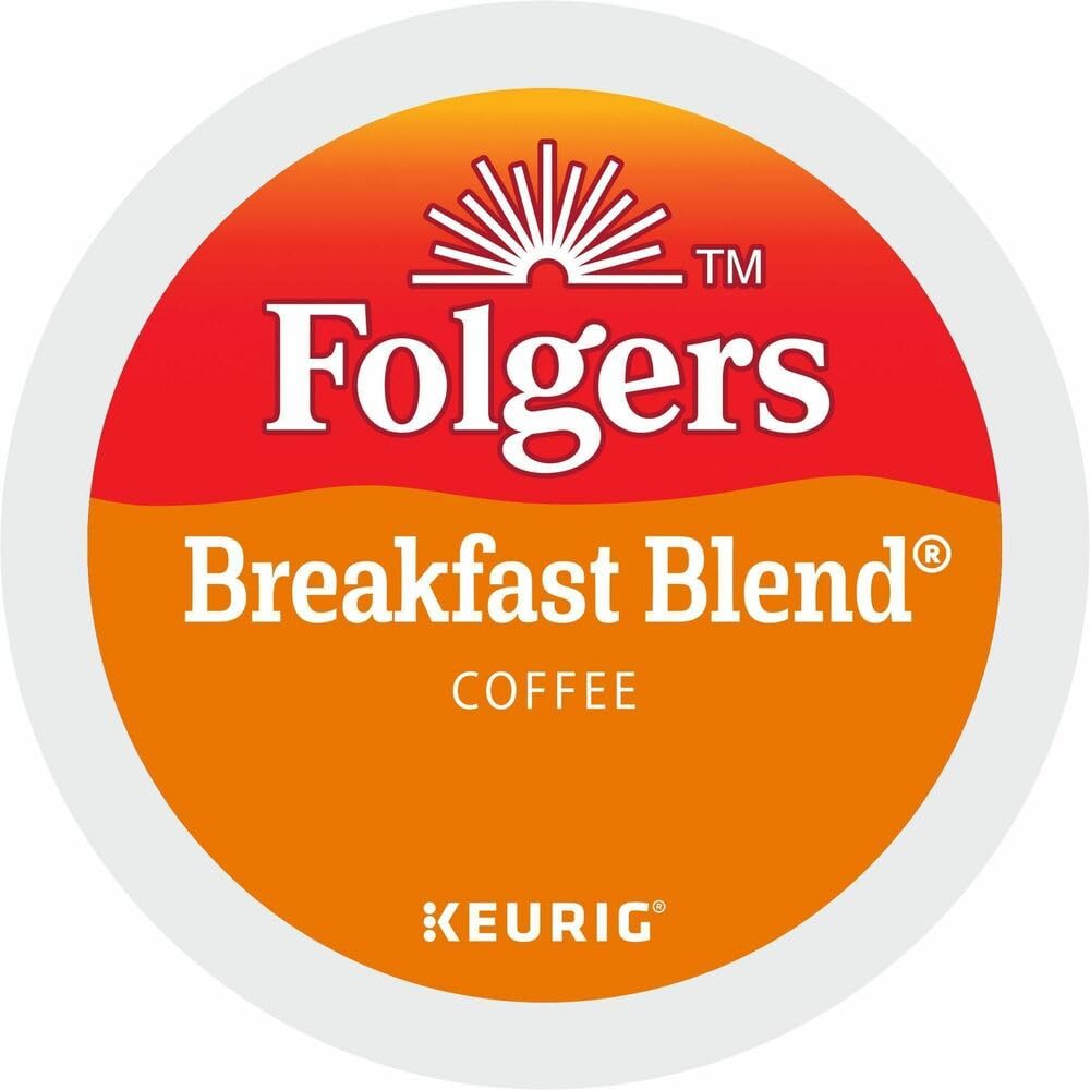 Folgers Classic Roast Medium Roast Coffee, 72 Keurig K-Cup Pods