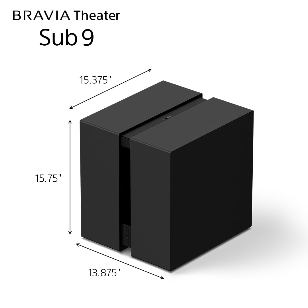 Sony BRAVIA Theater Quad 16-Speaker Home Theater Audio System with 4 Wireless Speakers, 360 Spatial Sound Mapping, Dolby Atmos/DTS:X Support, Room Calibration (HT-A9M2)