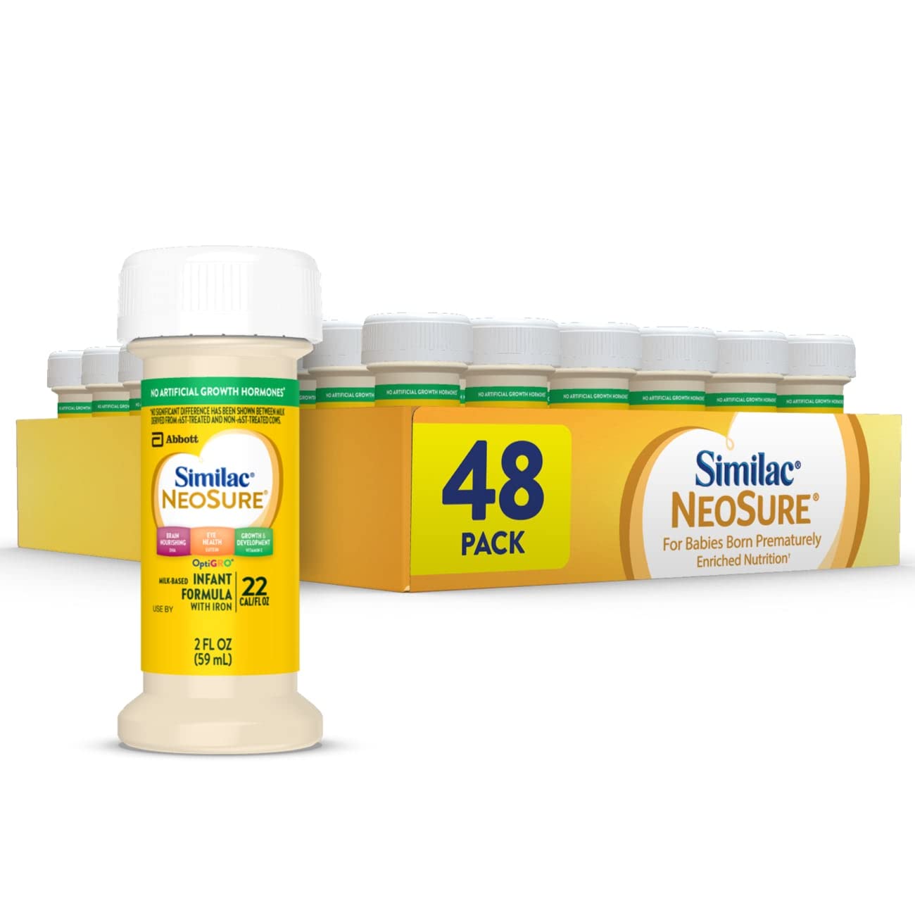 Similac NeoSure Premature Post-Discharge Infant Formula, Baby Formula Powder, 22.8-oz Value Can, Pack of 4