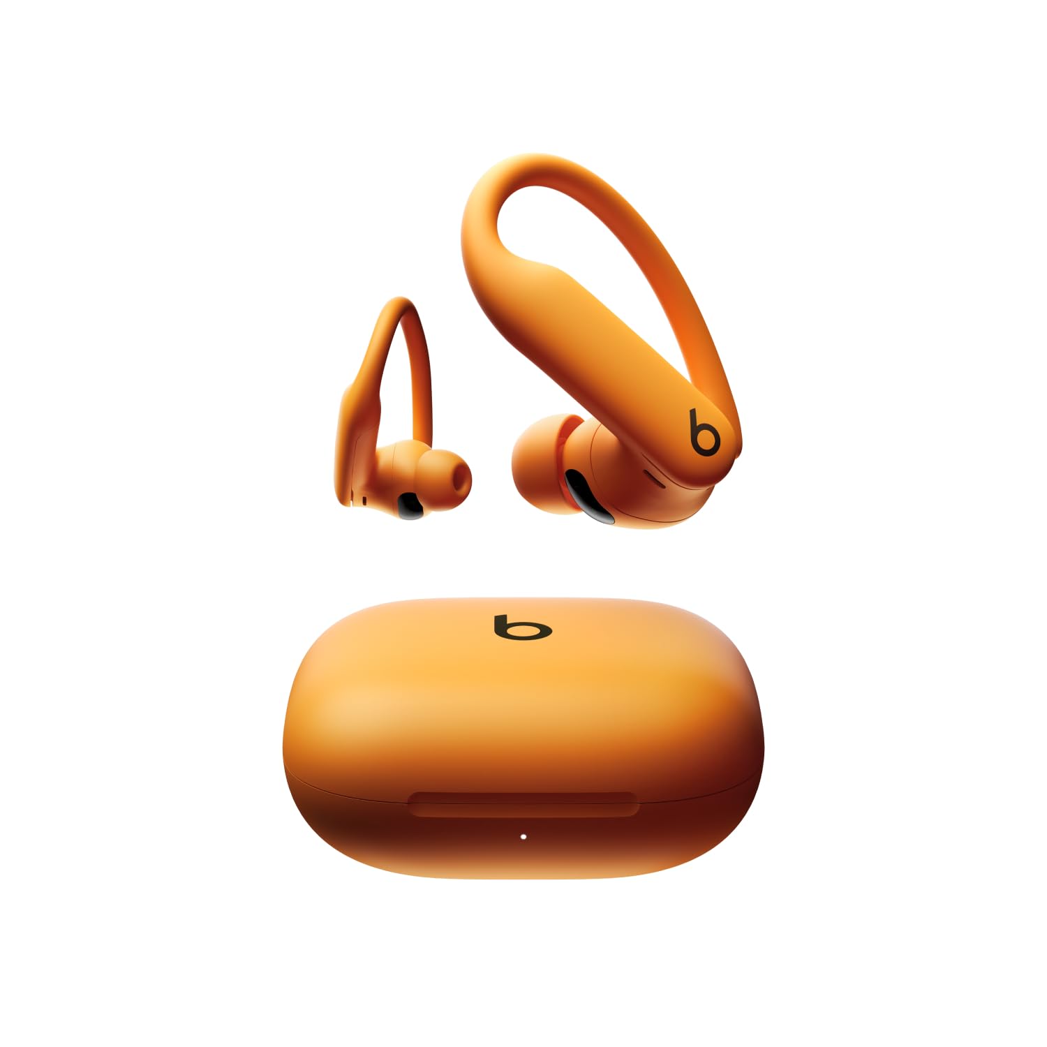 Beats Powerbeats Pro 2 - Wireless Noise Cancelling Workout Earbuds with Secure- Fit Earhooks, Up to 45-Hour Battery with Charging Case, Sweat & Water Resistant, Heart Rate Monitoring - Jet Black