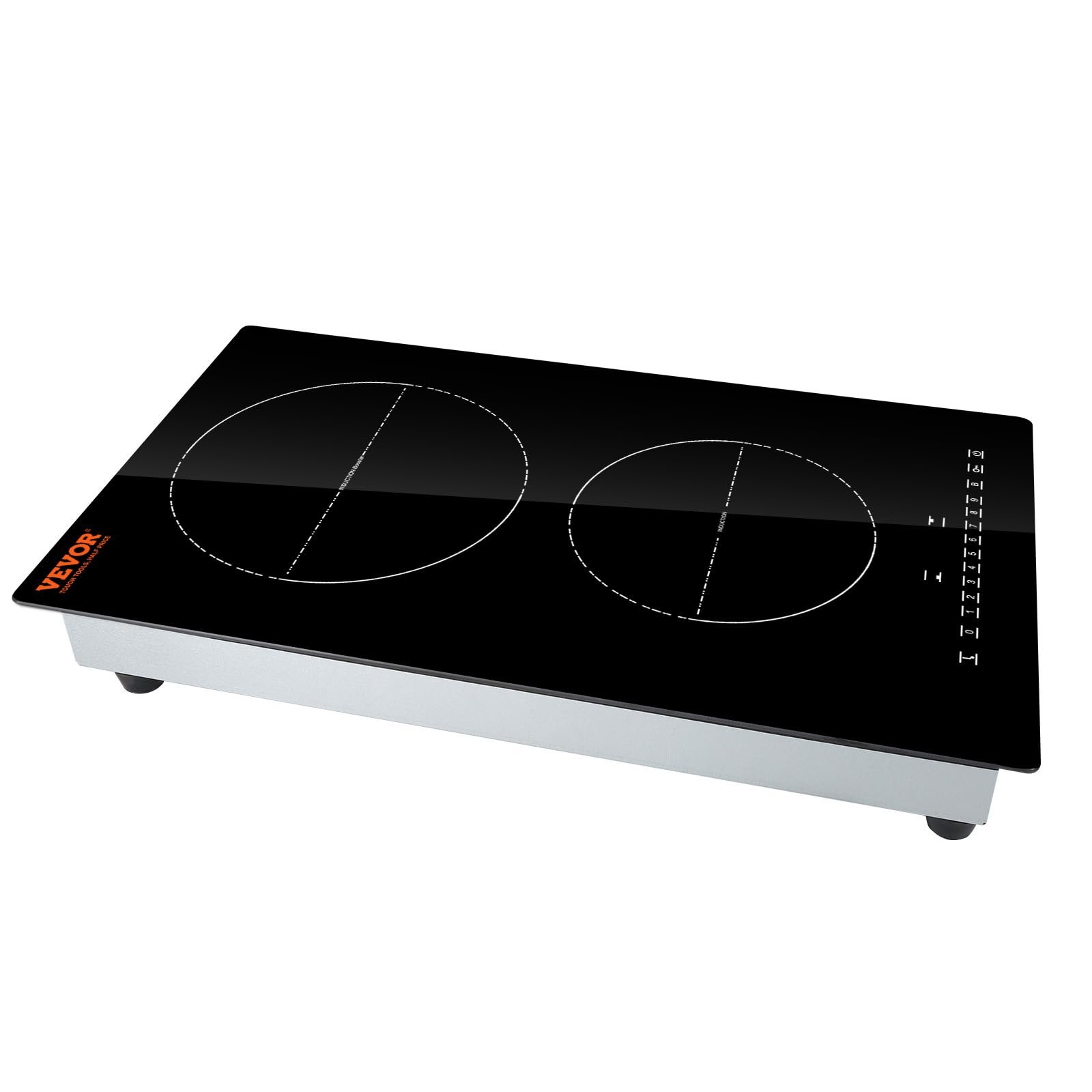 VEVOR Built-in Induction Electric Stove Top 30 Inch,5 Burners Electric Cooktop,9 Power Levels & Sensor Touch Control,Easy to Clean Ceramic Glass Surface,Child Safety Lock,240V