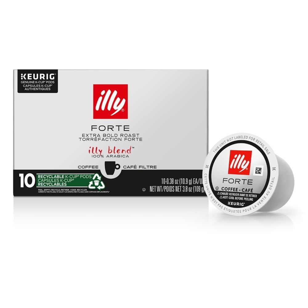 Illy Coffee K Cups - Pods For Keurig Machines – Classico Roast - Caramel, Orange Blossom & Jasmine - Mild, Flavorful & Balanced Flavor - No Preservatives – 32 Count