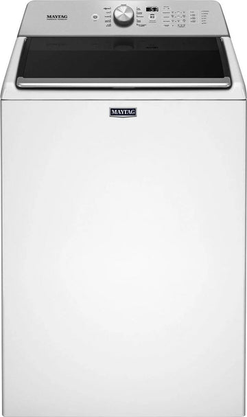 Maytag – 4.7 Cu. Ft. Top Load Washer with Dual-Action PowerWash Agitator – White
