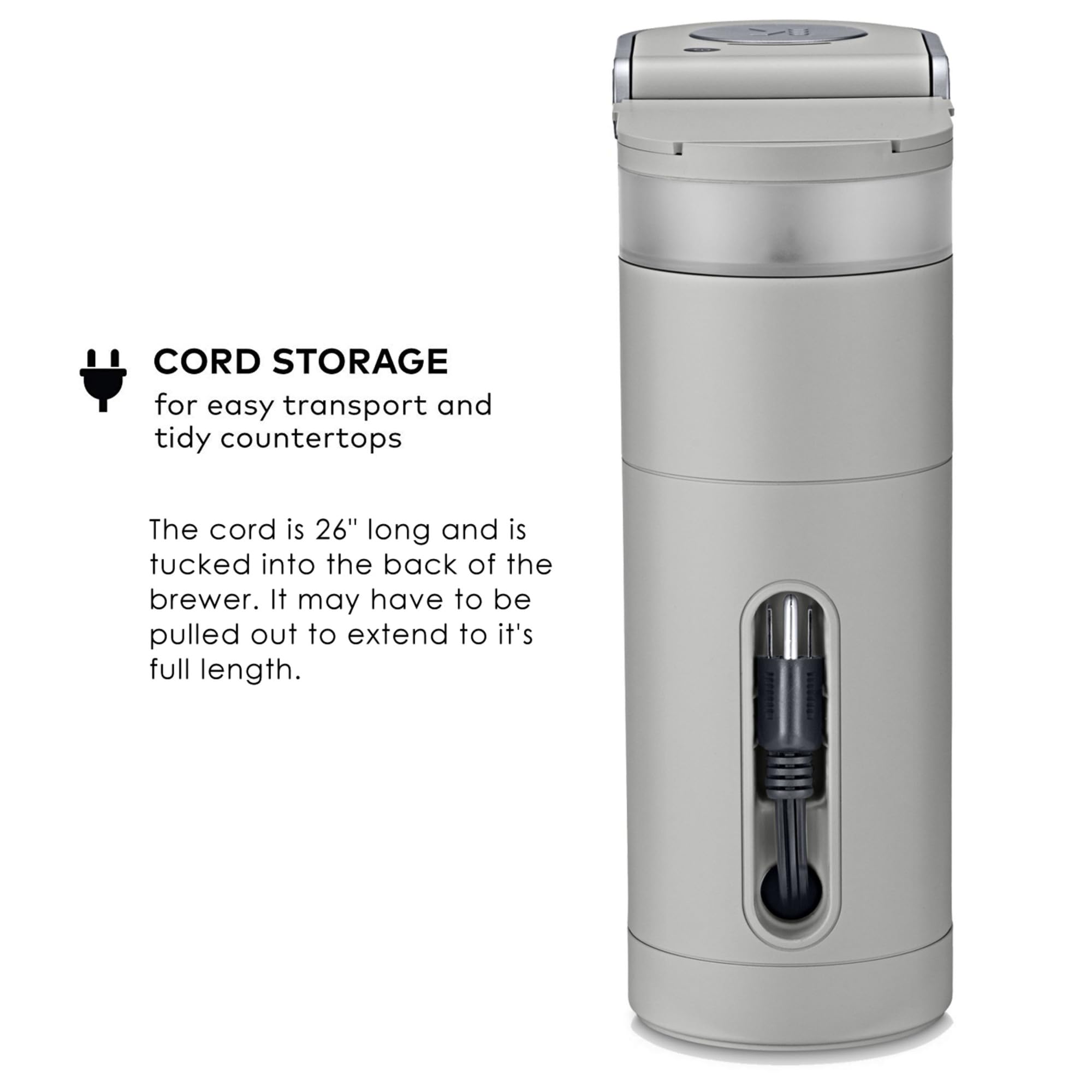 Keurig K-Mini Single Serve K-Cup Pod Coffee Maker, 6 to 12oz Brew size, with Cord Storage, Perfect for Small Spaces, Black