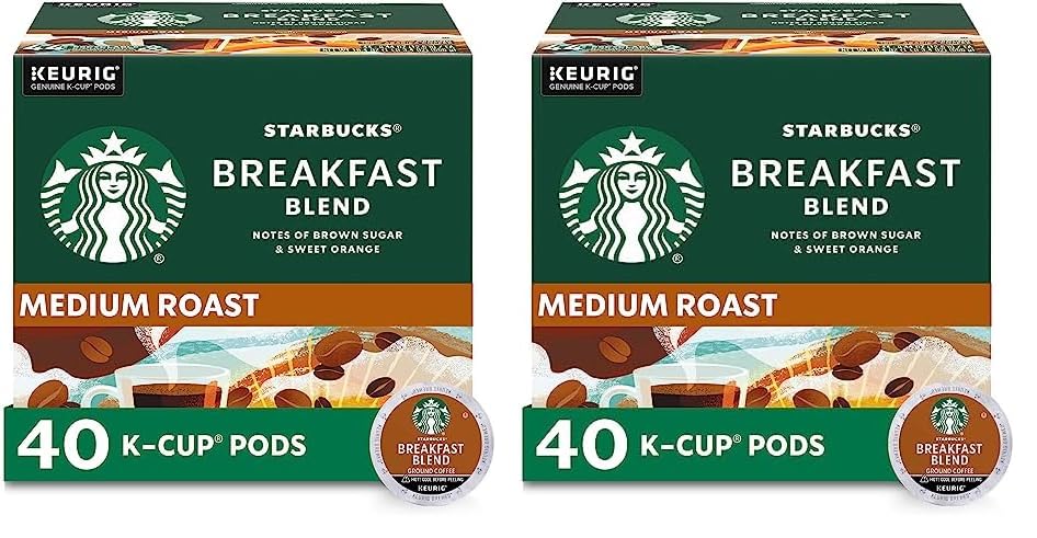 Starbucks K-Cup Coffee Pods, Medium Roast Hot or Iced Coffee, Pike Place Roast, 96 Keurig Pods