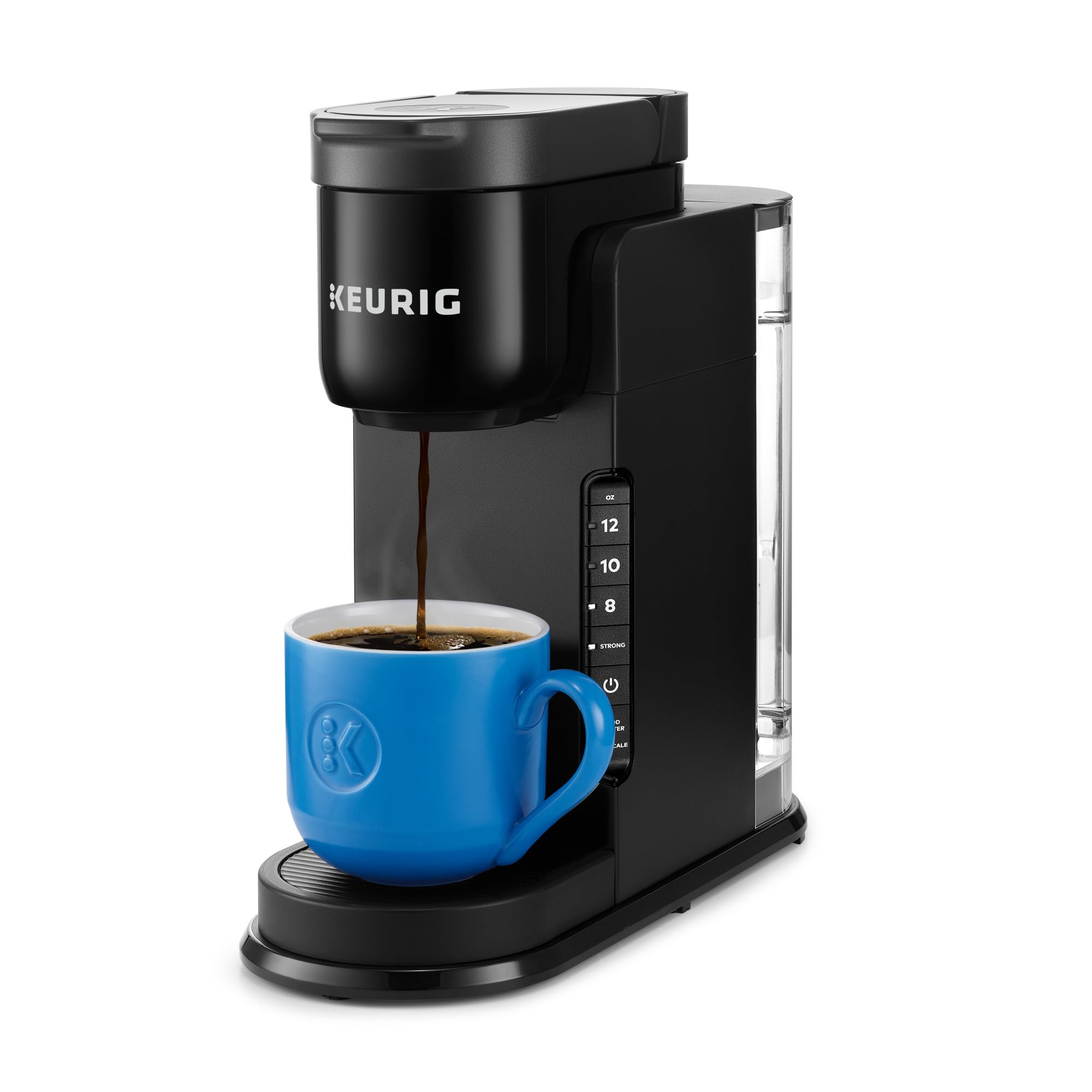 Keurig K-Express Single Serve K-Cup Pod Coffee Maker, 3 Brew Sizes, Strong Button Feature, 42oz Removable Reservoir, Warm Stone