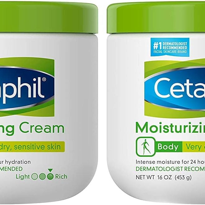 Cetaphil Moisturizing Cream, Face & Body Moisturizer for Men & Women, Dry to Very Dry and Sensitive Skin, Unscented, 453g