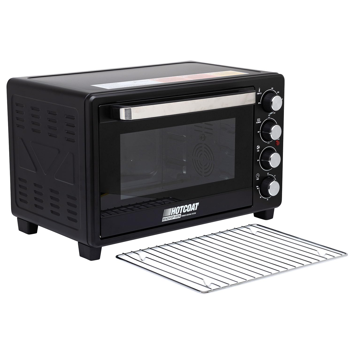 Eastwood Hotcoat Bench Top Powder Coating Oven | Easy-to-Use Compact Powder Coat Curing Oven for Small to Mid-Size Coating Projects | Operates on 150-400°F, 120V, 1600W with Built-in Timer