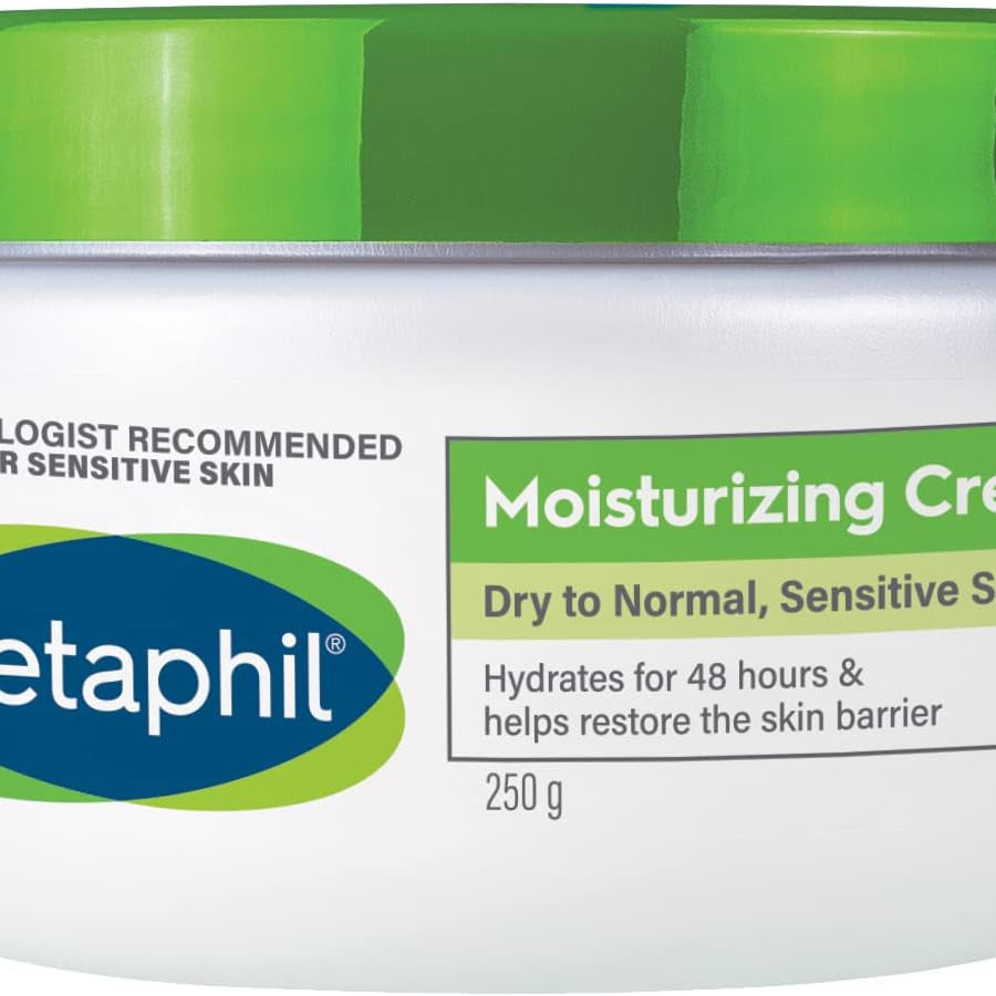 Cetaphil Moisturizing Cream, Face & Body Moisturizer for Men & Women, Dry to Very Dry and Sensitive Skin, Unscented, 453g