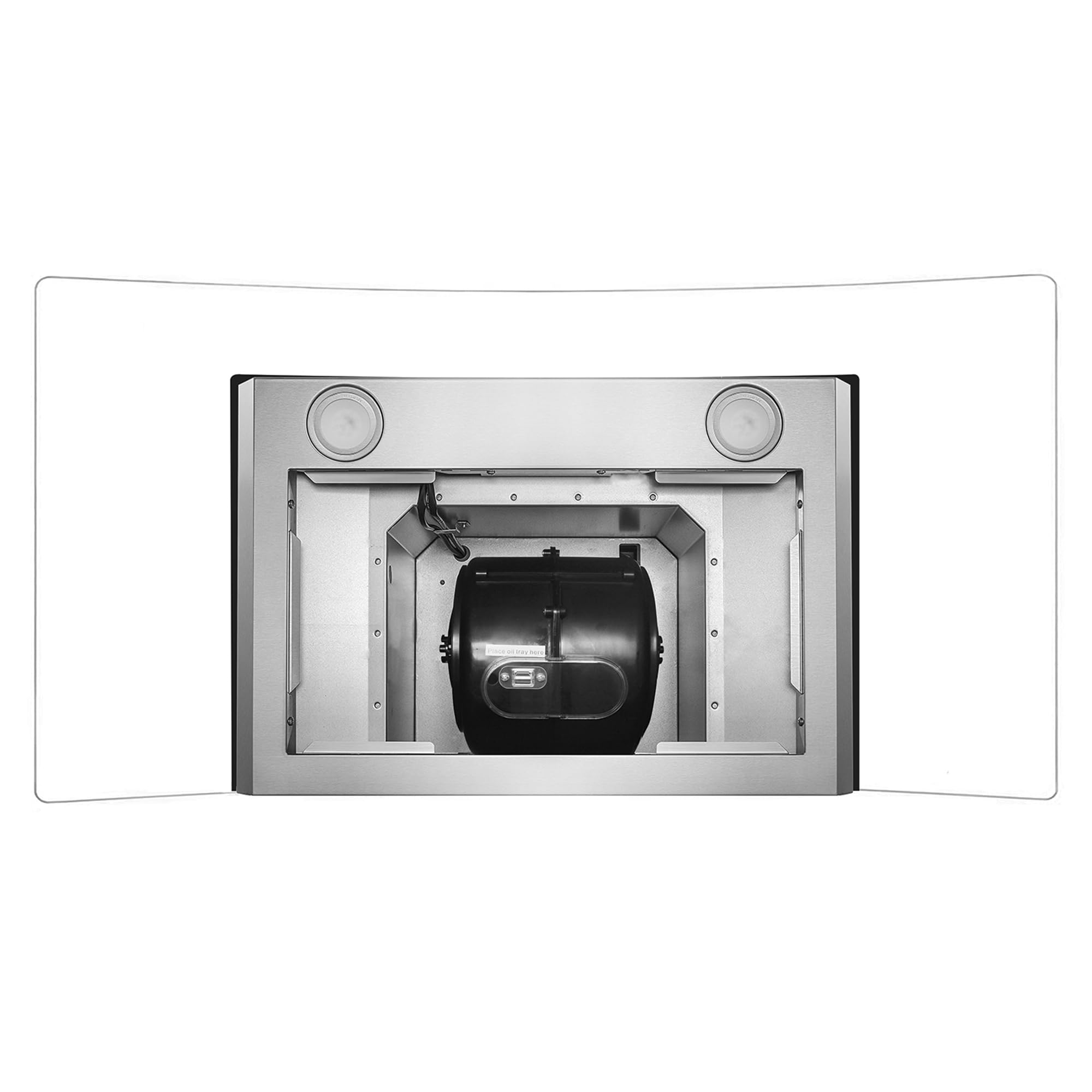 COSMO COS-668AS750 30 in. Vista Collection 380 CFM Ducted Wall Mount Range Hood, Touch Controls, LED Lights, Stainless Steel