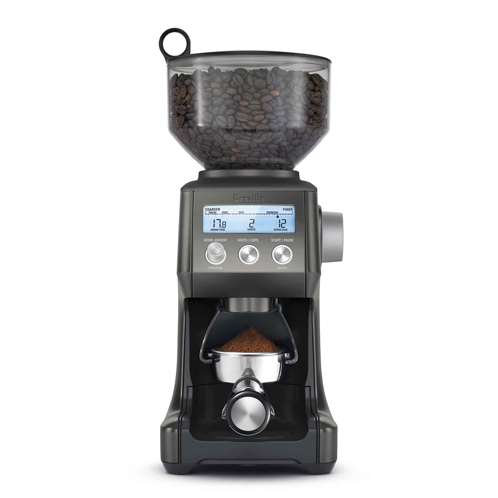 Breville BCG820BSS Smart Grinder Pro for Coffee and Espresso, Brushed Stainless Steel