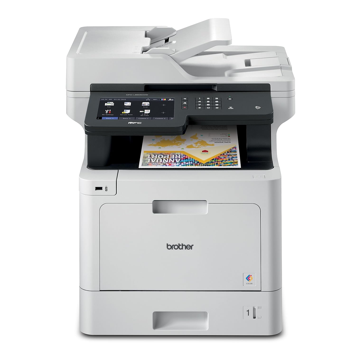Brother MFC-L8930CDW Business Color Laser All-in-One Printer with Duplex Print, Scan, Copy, Low-Cost Printing, and Advanced Security Features