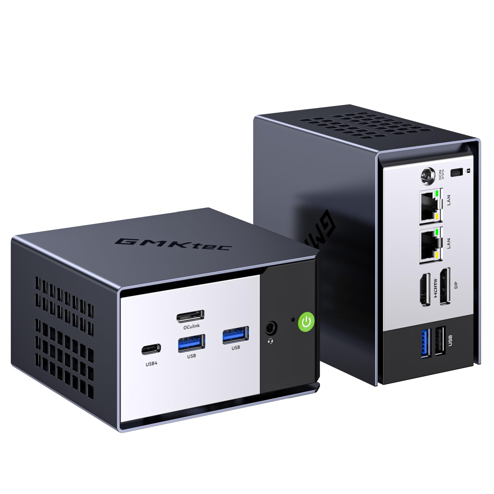 GMKtec Gaming Mini PC Ryzen 7640HS (Beats 6800H/6800U) 16GB DDR5 512GB NVMe SSD Dual NIC LAN 2.5GbE /WiFi 6E BT5.2 /USB4 Desktop Computers Office Home M6 Ultra