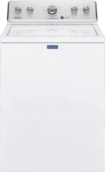 Maytag – 3.8 Cu. Ft. High Efficiency Top Load Washer with PowerWash Agitator – White