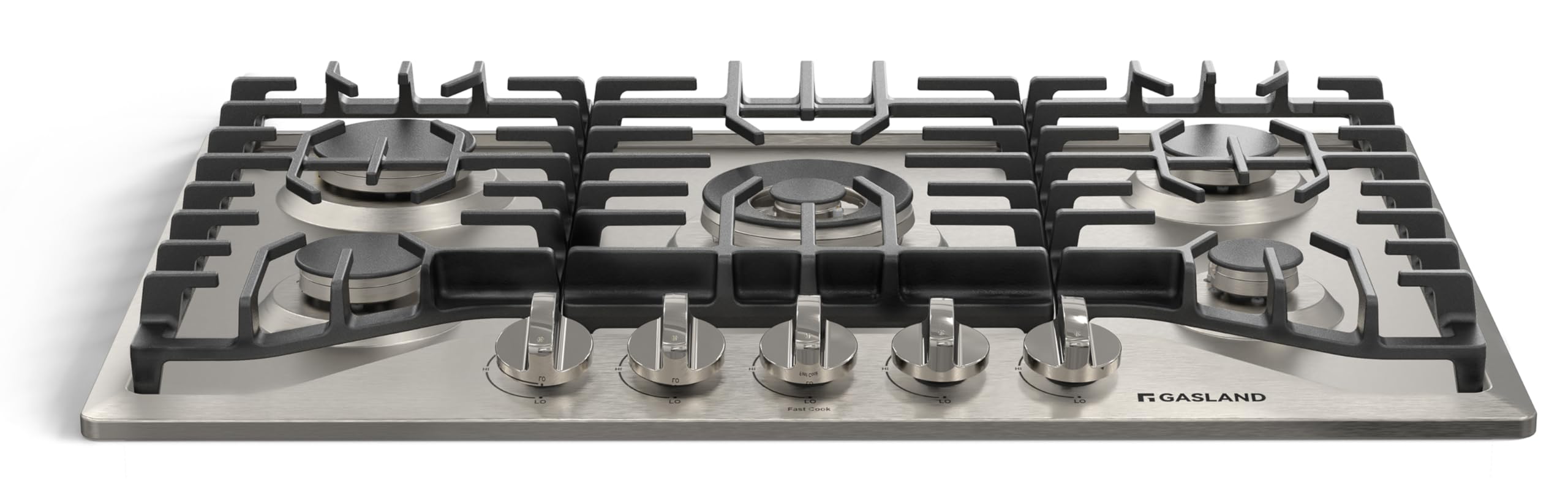 GASLAND 36 Inch Gas Cooktop, PRO GH2365SF 5 Italy Sealed Burner Propane Stovetop, NG/LPG Convertible Gas Cooktops, Plug-in with Thermocouple Protection, CSA Certified, Stainless Steel