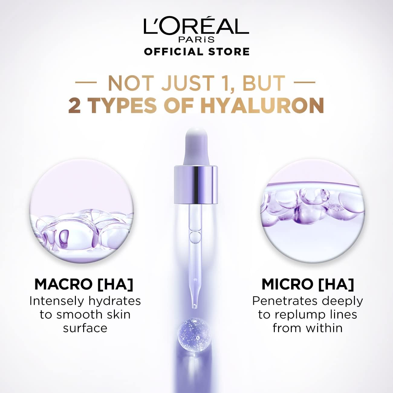 L'Oréal Paris Hyaluron Expert Replumping Face Serum with Hyaluronic Acid - 30ml