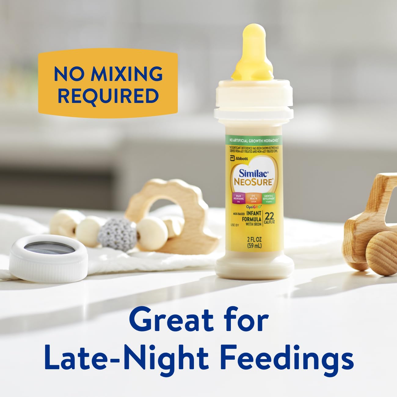 Similac NeoSure Premature Post-Discharge Infant Formula, Baby Formula Powder, 22.8-oz Value Can, Pack of 4