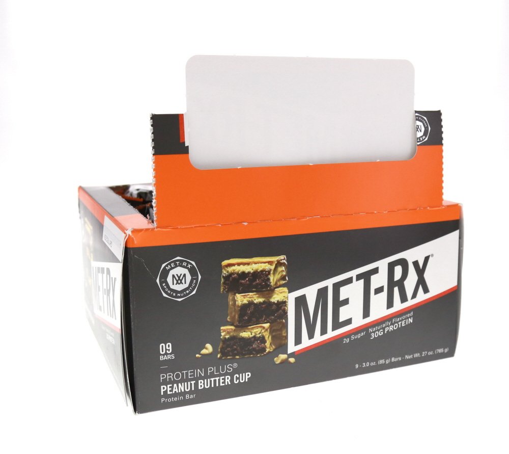 MET-Rx Big 100 Protein Bar, Meal Replacement Bar, 32G Protein, Super Cookie Crunch, 9 Bars (Pack of 1)