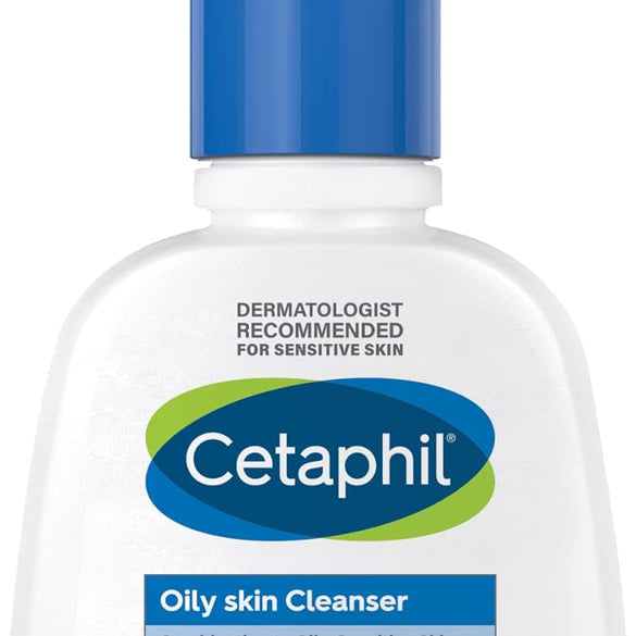 Cetaphil Oily Skin Cleanser, Face & Body Wash for Men & Women, Combination to Oily and Sensitive Skin, Unscented, 236ml