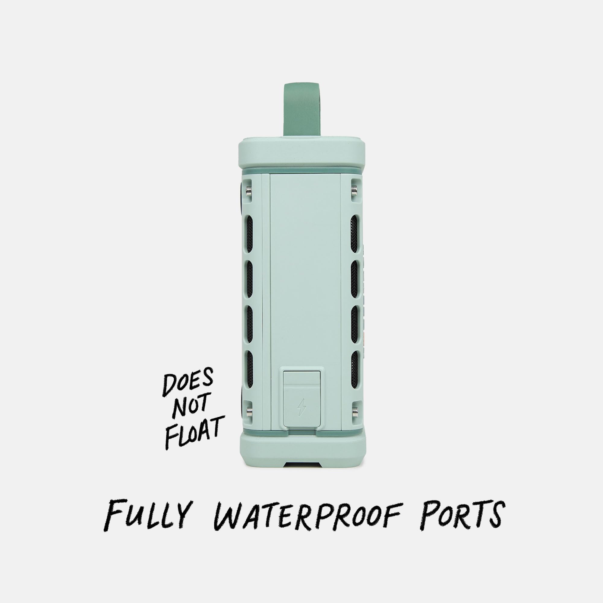 Turtlebox Ranger: Loud! Outdoor Portable Bluetooth 5.4 Speaker | Rugged, Waterproof, Ultra-Portable | Plays to 105db, Deep Bass, Shockproof, Unlimited Pairing for Full Stereo Experience, Tan