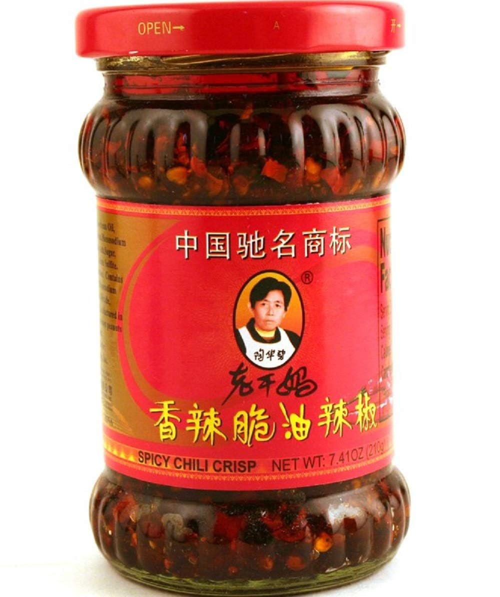 Lao Gan Ma Spicy Chili Crisp Hot Sauce – Restaurant Size 23.63 oz (670g) – Authentic Chinese Chili Oil with Crunchy Bits