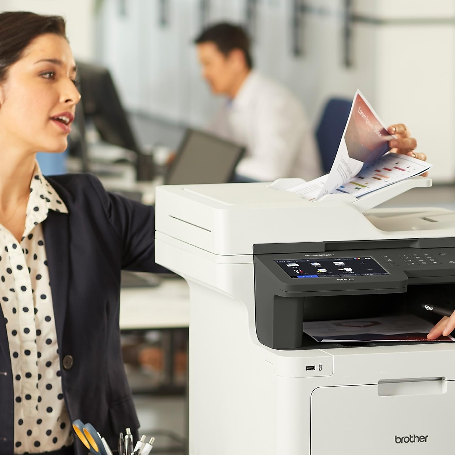 Brother MFC-L8930CDW Business Color Laser All-in-One Printer with Duplex Print, Scan, Copy, Low-Cost Printing, and Advanced Security Features