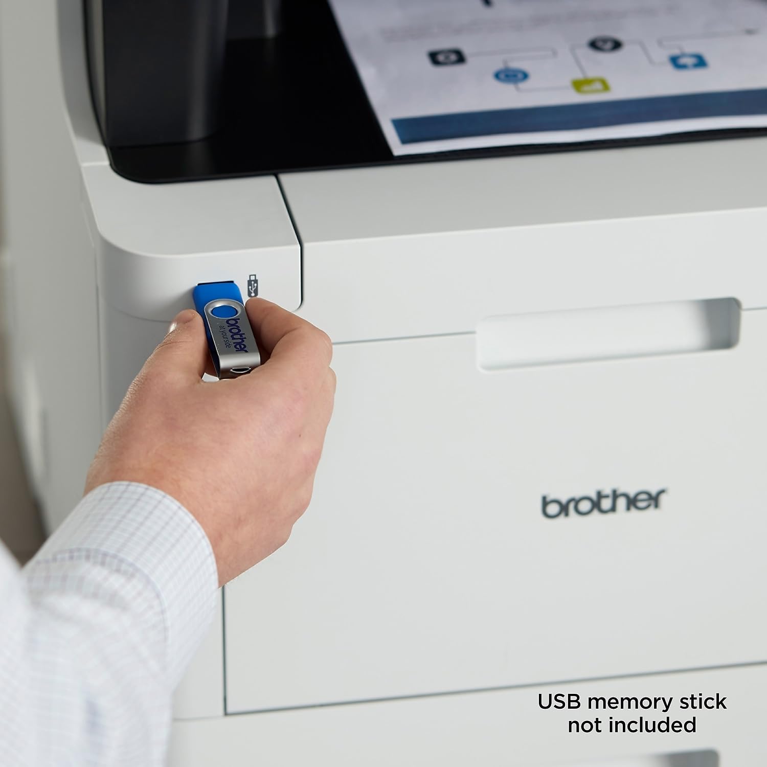 Brother MFC-L8930CDW Business Color Laser All-in-One Printer with Duplex Print, Scan, Copy, Low-Cost Printing, and Advanced Security Features