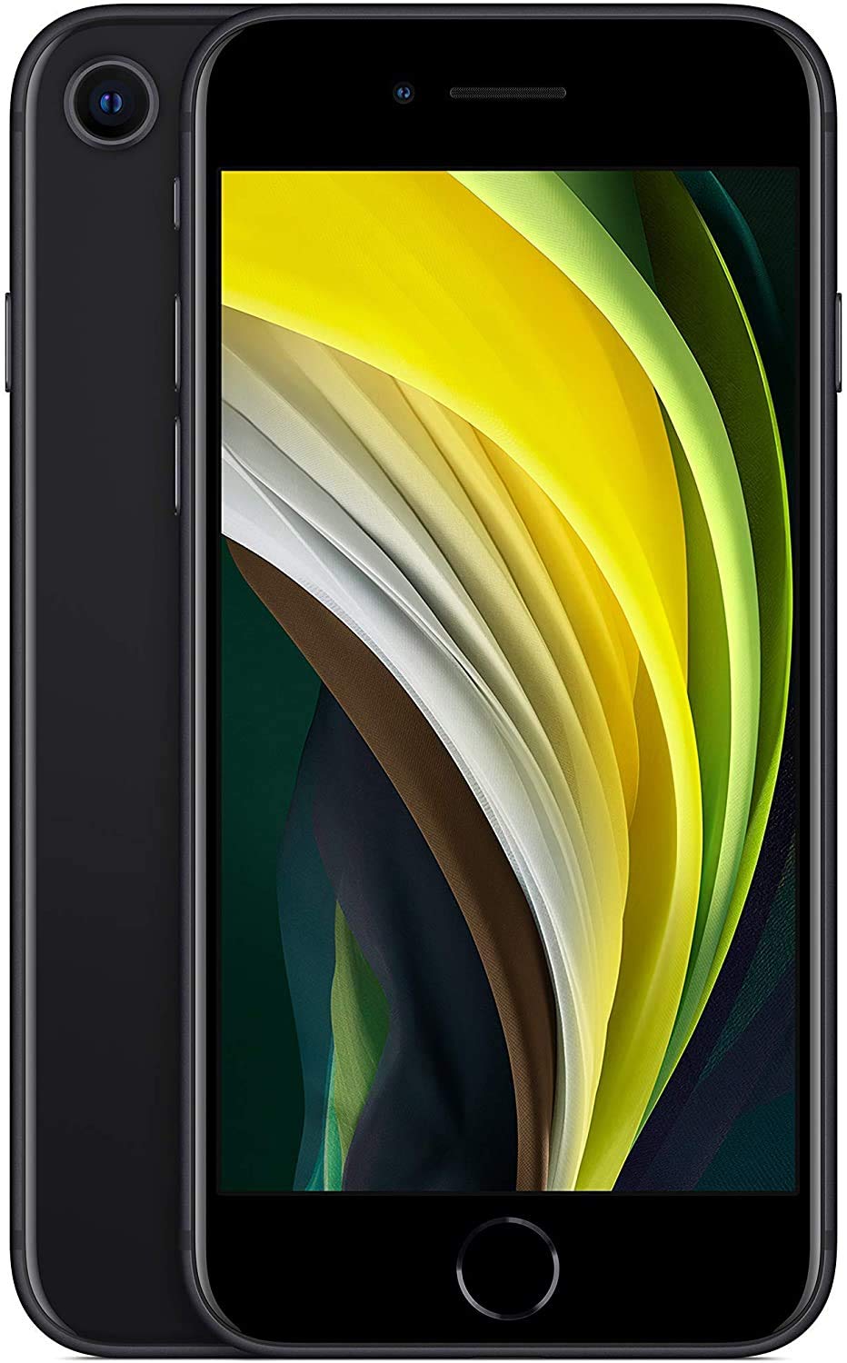 Apple iPhone SE 2nd Generation, US Version, 64GB, Black - Unlocked (Renewed) | Compact design