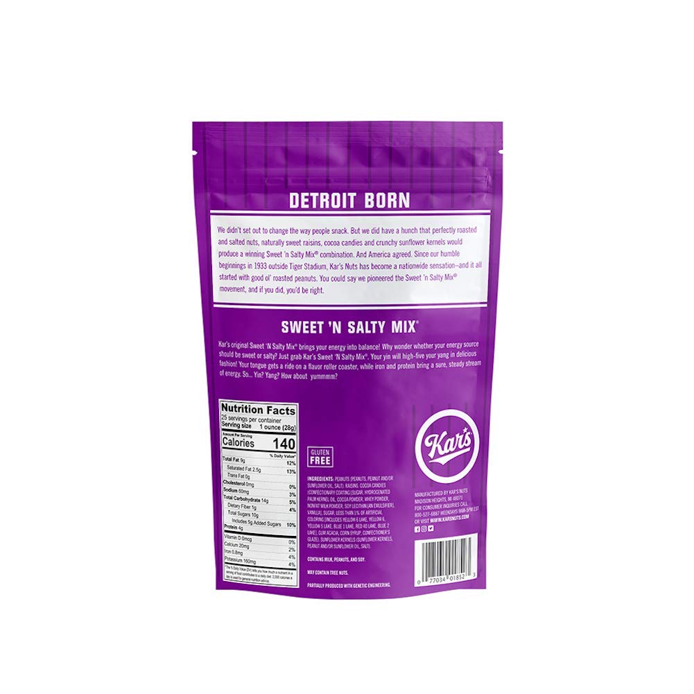 Kar’s Nuts Sweet ‘N Salty Trail Mix, 2 oz Pouch (Pack of 72), Gluten-Free Trail Mix Snack