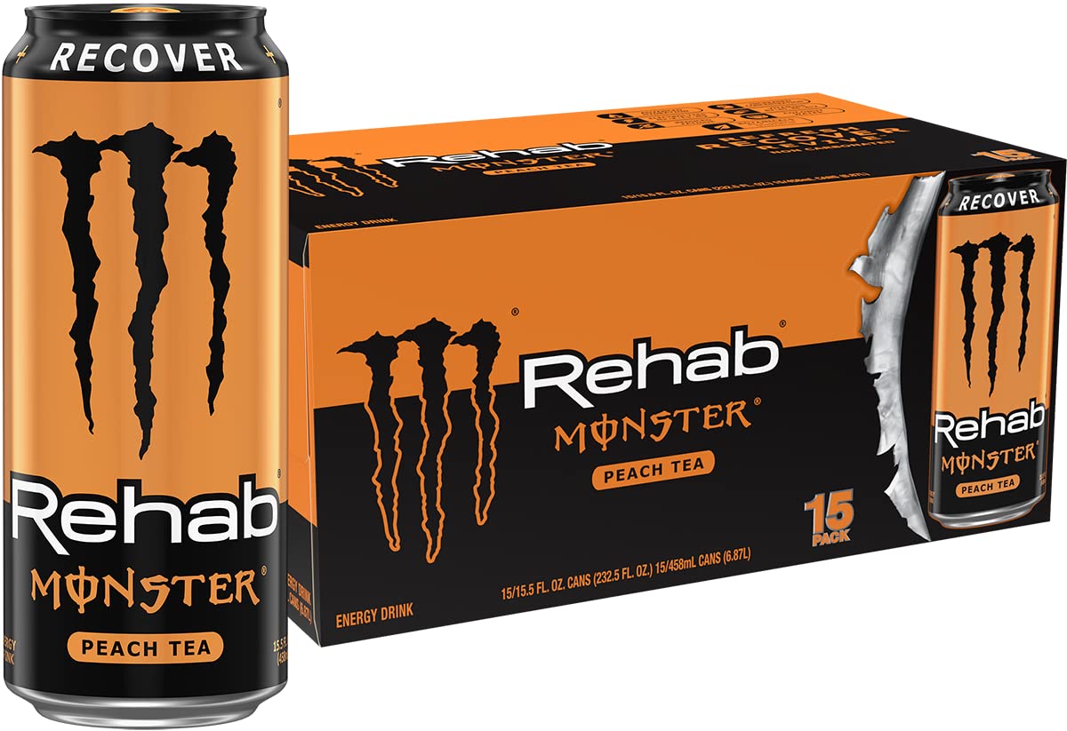 Monster Energy, Lo-Carb Monster, Low Carb Energy Drink, 16 Ounce | Pack of 15