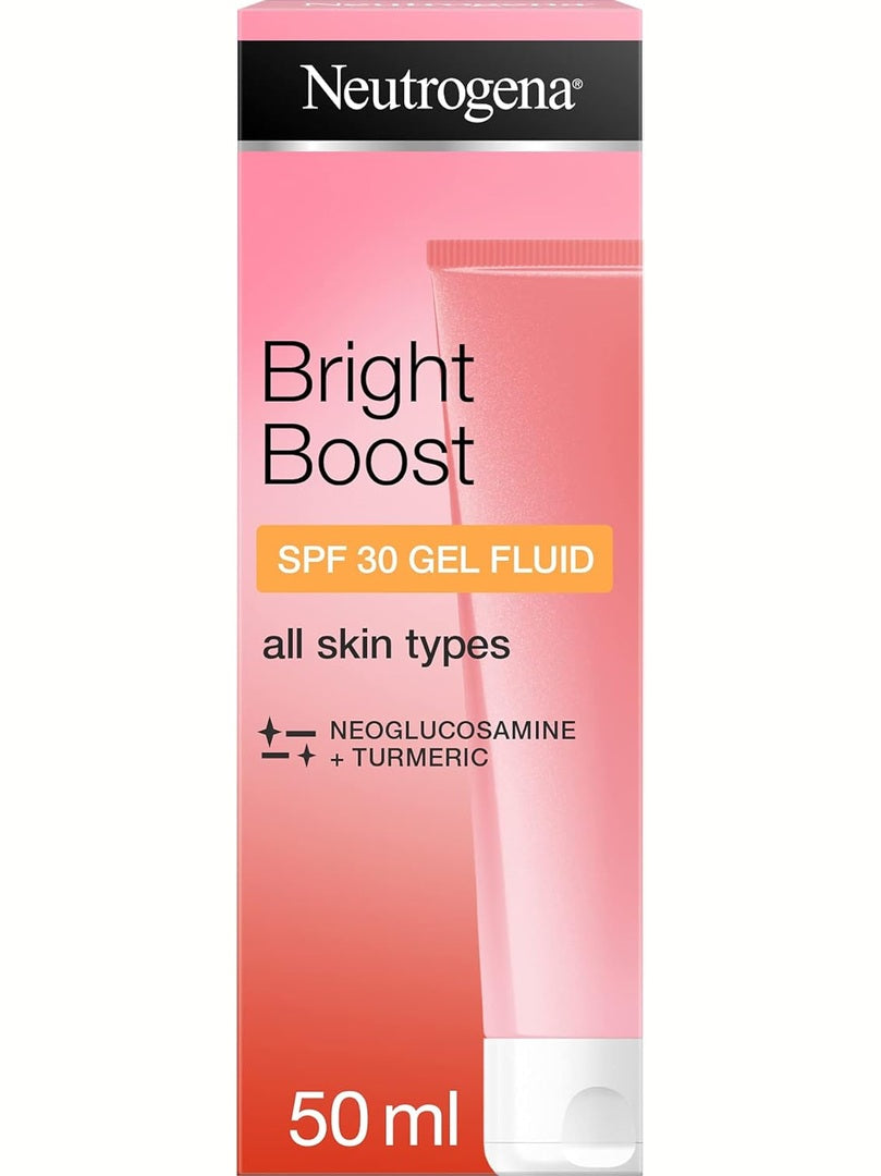 Neutrogena Gel Cream, Bright Boost, reduces appearance of dark spots, uneven skin tone and fine lines , lightweight formula ,50 ml
