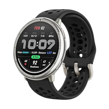 Amazfit Active 2 Smart Watch 44 mm, AI, Voice Control, GPS and Free Map Material, 10 Day Battery, Fitness Tracker with 160plus Sports Modes, 5 ATM Waterproof for Android and iPhone