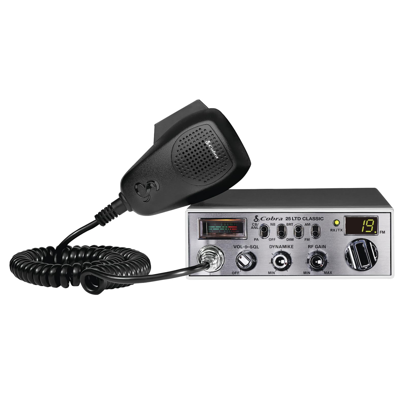 Cobra 29 LTD Classic AM/FM Professional CB Radio - Easy to Operate, Emergency Radio, Instant Channel 9, 4-Watt Output, Full 40 Channels, Adjustable Receiver and SWR Calibration, Black