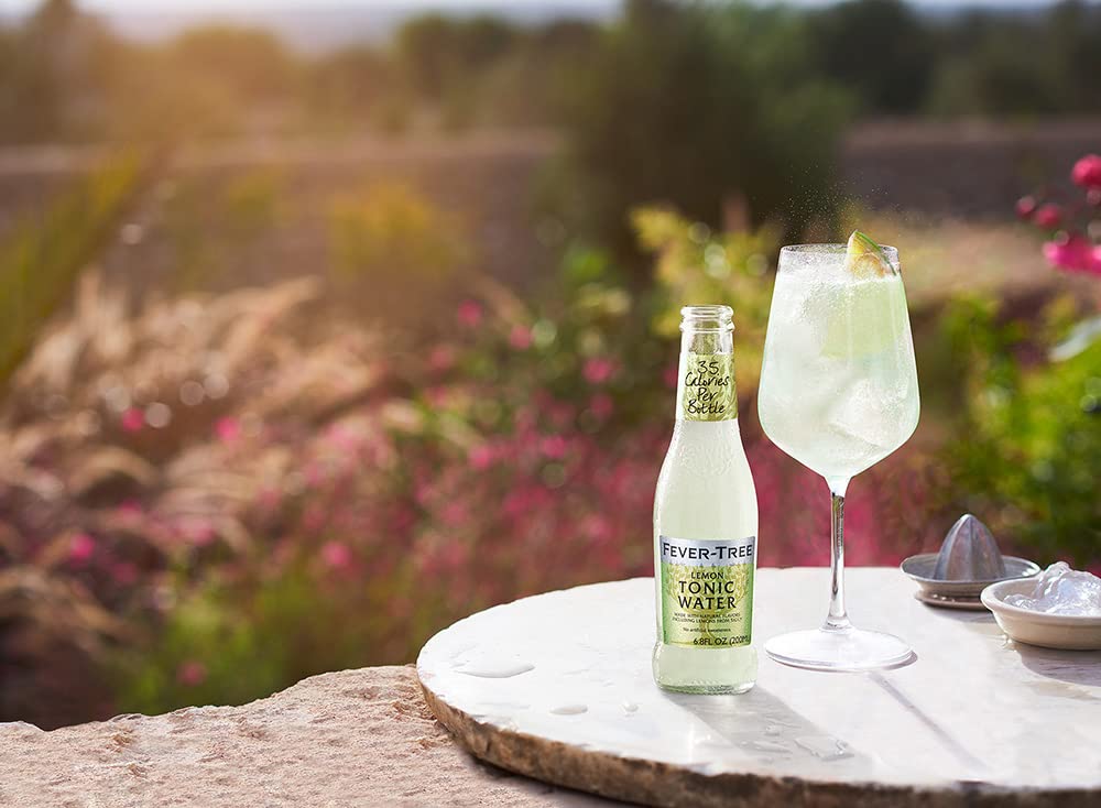 Fever Tree Tonic Water - Premium Quality Mixer - Refreshing Beverage for Cocktails & Mocktails. Naturally Sourced Ingredients, No Artificial Sweeteners or Colors - 150 ML Cans - Pack of 24