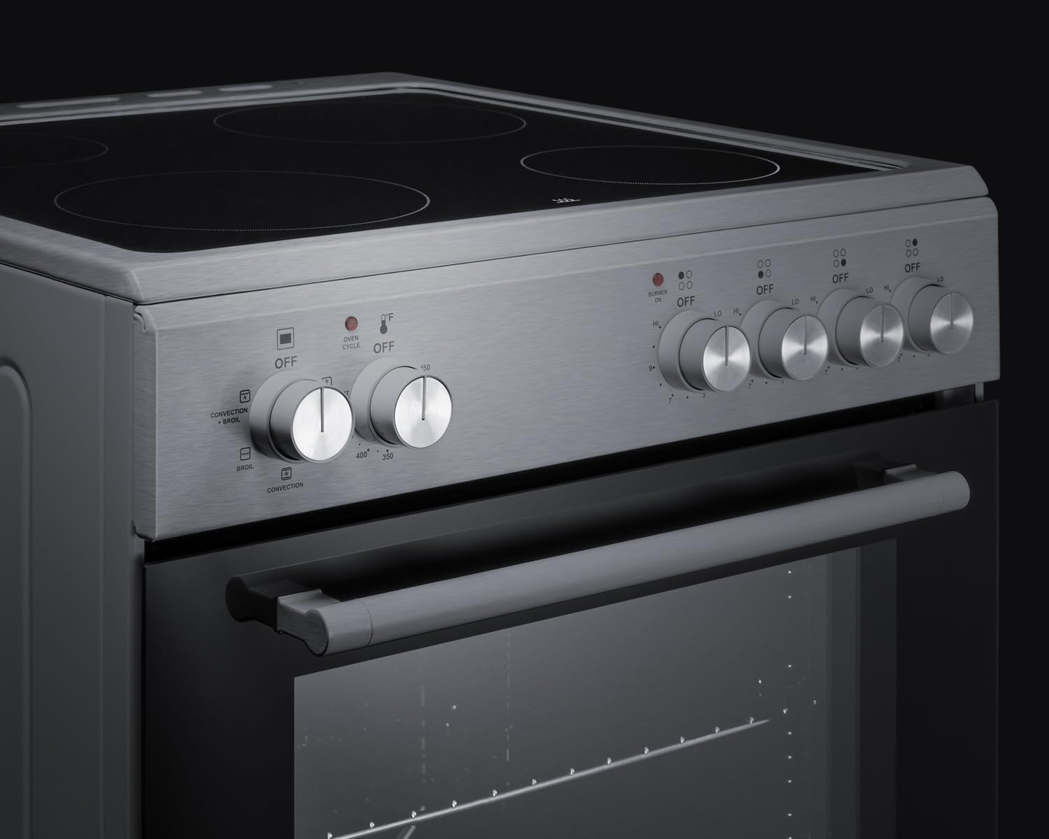 Summit 24” Electric Smooth Top Range, Large 2.44 cu.ft. oven. ADA Compliant, White- REXT24W