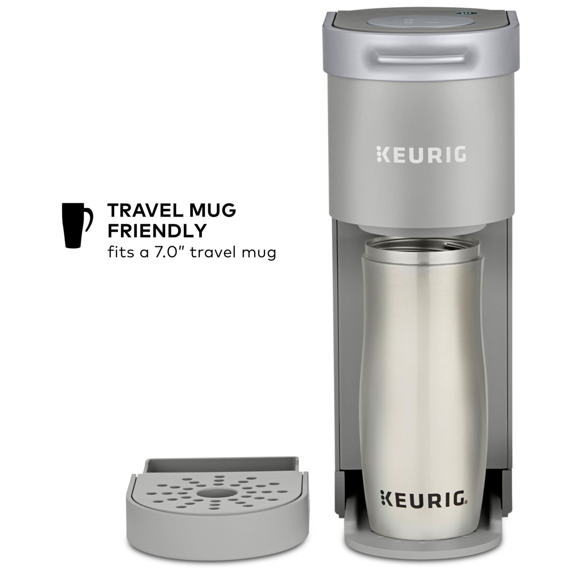 Keurig K-Mini Single Serve K-Cup Pod Coffee Maker, 6 to 12oz Brew size, with Cord Storage, Perfect for Small Spaces, Black