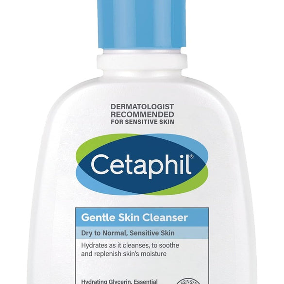 Cetaphil Gentle Skin Cleanser, Face & Body Wash for Dry to Normal, Sensitive Skin, Unscented, 236ml