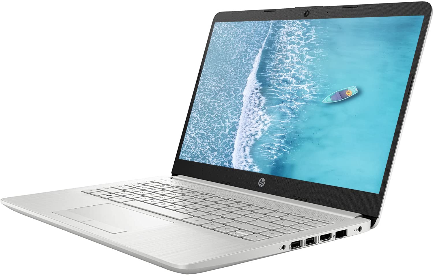 HP 14" HD Laptop, Windows 11, Intel Celeron Dual-Core Processor Up to 2.60GHz, 4GB RAM, 64GB SSD, Webcam, Dale Pink (Renewed)