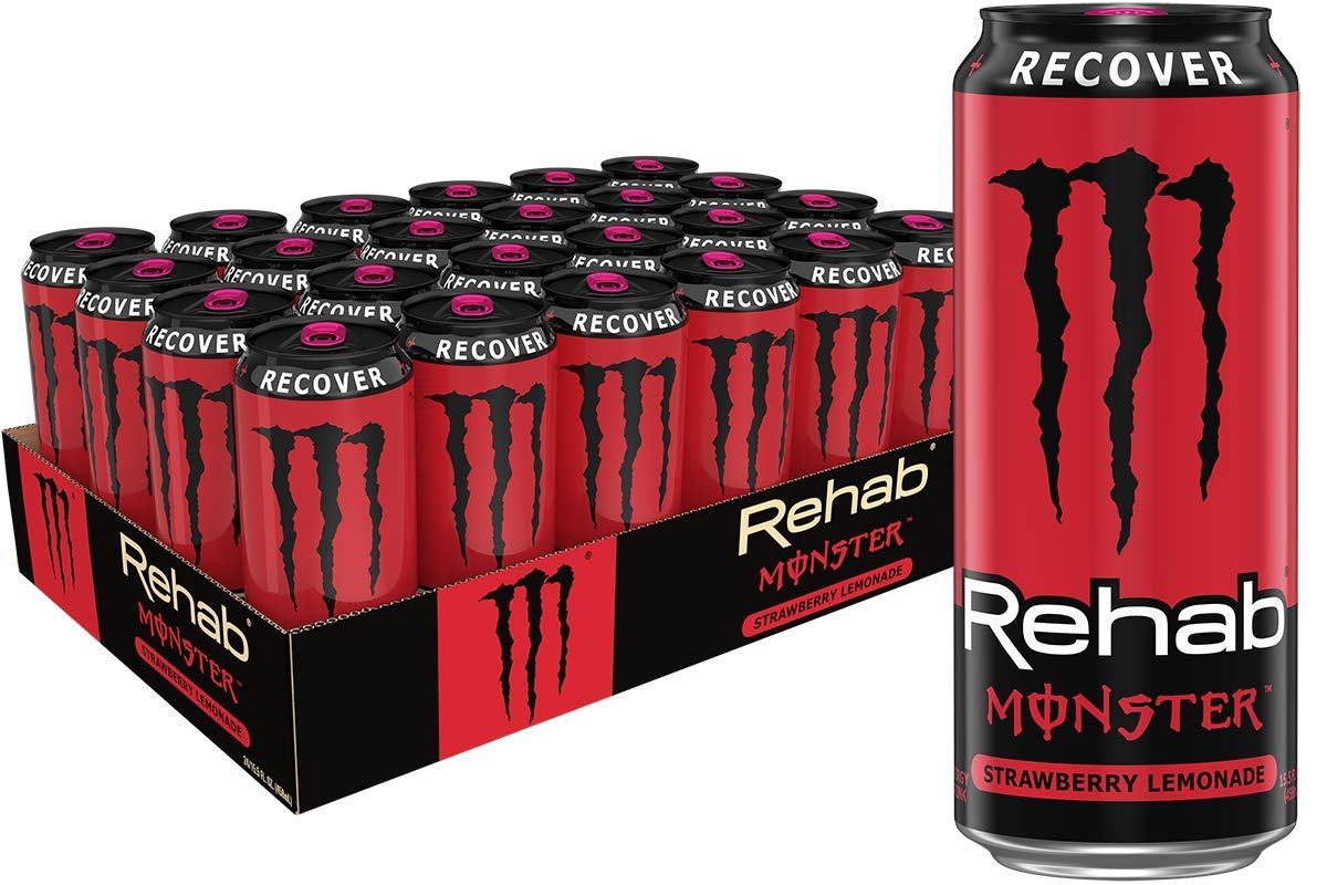Monster Energy, Lo-Carb Monster, Low Carb Energy Drink, 16 Ounce | Pack of 15